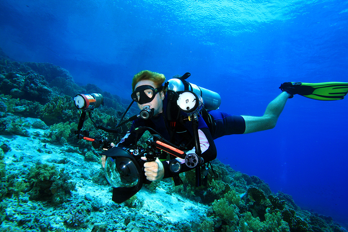 Underwater photographer