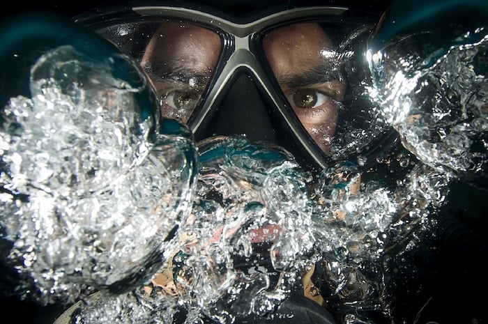 Diver and Mask