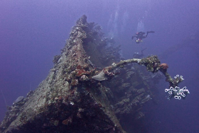 Wreck diving Micronesia on Thorfinn liveaboard